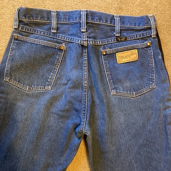 Men's Wrangler 13MWZ TEAR-OFF Jeans - 34 x 36 - Picture 6 of 7